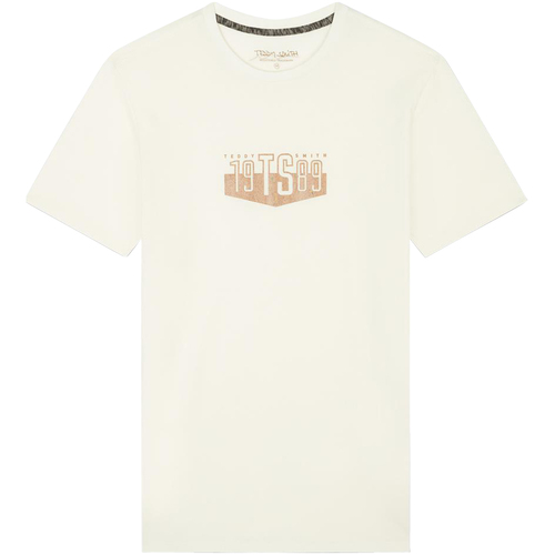 Vêtements Homme T-shirts & Polos Teddy Smith T-shirt coton col rond Beige