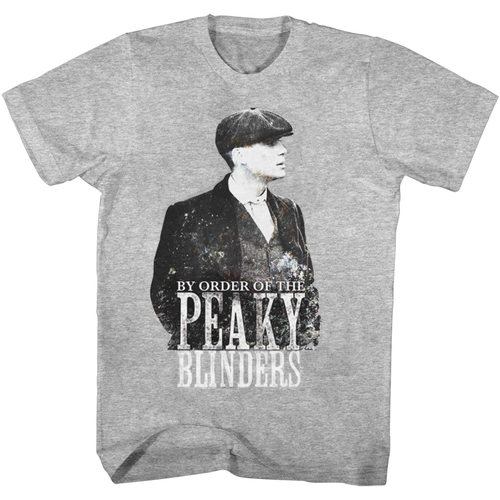 Vêtements T-shirts manches longues Peaky Blinders RO777 Gris