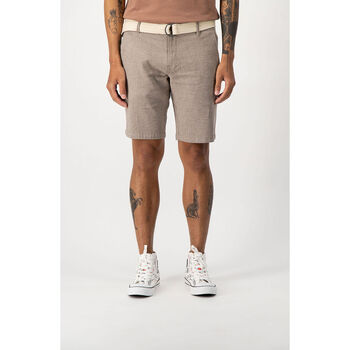 Vêtements Homme Shorts logo-print / Bermudas Teddy Smith Short coupe chino - STATON CHINO COTON JACQUA Marron
