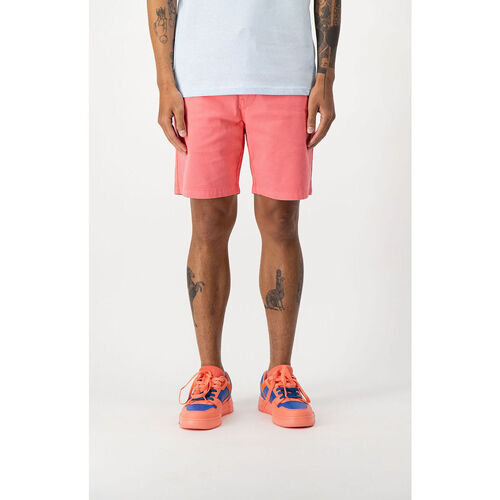 Vêtements Homme Shorts logo-print / Bermudas Teddy Smith Short coupe Chino - S-SLING BEDFORD STRETCH Orange