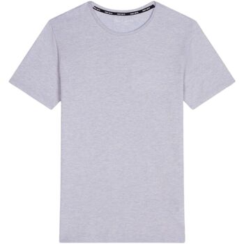 Vêtements Homme T-shirt Style Marinière Teddy Smith T-shirt chiné col rond homme - T-NARK CHINE MC Violet