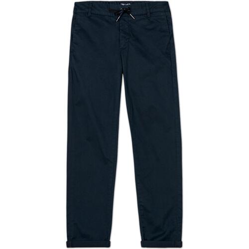 Vêtements Garçon Pantalons Teddy Smith Pantalon Garçon - CHINO ELASTIC JR Bleu