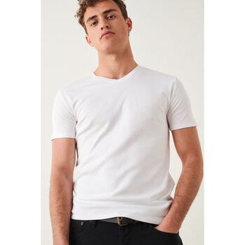 Vêtements Homme T-shirts & Polos Teddy Smith T-shirt manches courtes - T-EDGE MC Blanc