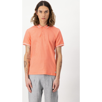 Vêtements Homme T-shirts & Polos Teddy Smith Polo en jersey jaquard uni - P-CADEN MC Orange
