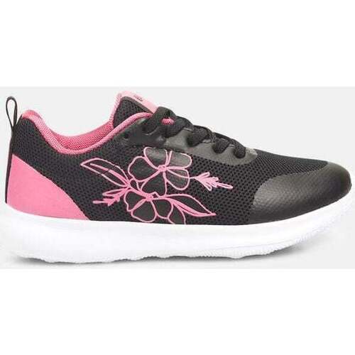 Chaussures Femme Baskets mode Bata Sneakers pour fille avec motif floral Noir