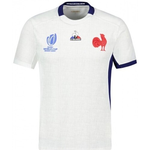 Vêtements Homme T-shirts manches courtes Le Coq Sportif Maillot Replica exterieur Homm Blanc