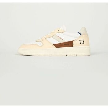 Chaussures Homme Baskets also Date M391-C2-NT-IN COURT 2.0-NATURAL WHITE/NATURAL Blanc