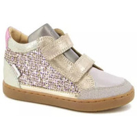Chaussures Fille Baskets montantes Shoo Pom PLAY EASY CO PURPLE-TAUPE-PLATINE Doré