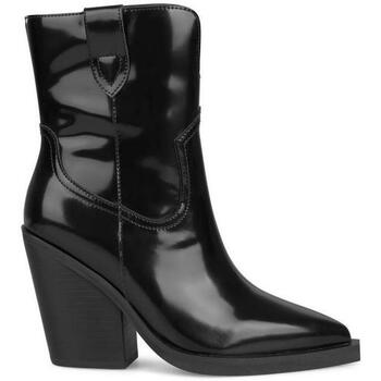Chaussures Femme Bottines Surélevé : 9cm et plus I23432 Noir