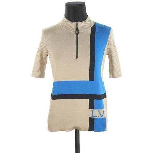 Vêtements Femme Sweats Louis Vuitton Pull-over en soie Beige