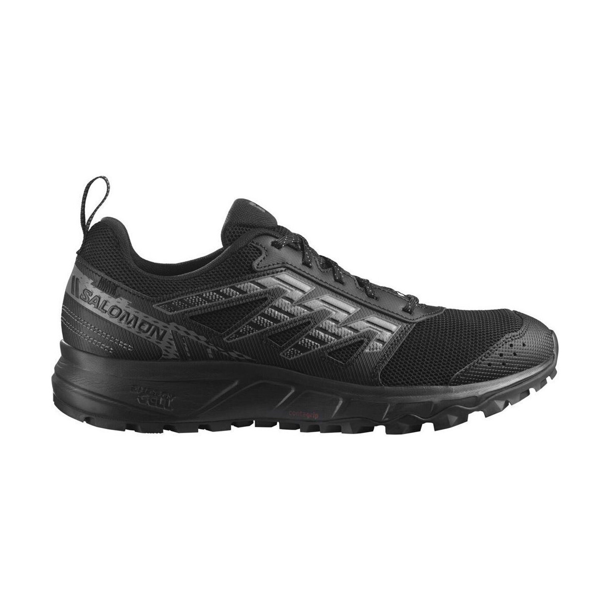 Chaussures Homme Running / trail Salomon WANDER Noir
