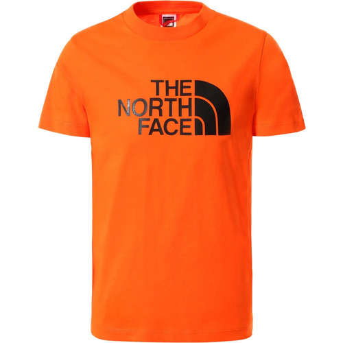 Vêtements Enfant T-shirts manches courtes The North Face Y S/S EASY TEE Orange