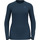 Vêtements Femme T-shirts manches longues Odlo BL TOP crew neck l/s MERINO 200 Bleu