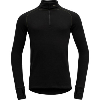 Vêtements Homme Chemises manches courtes Devold EXPEDITION MERINO 235 Z.NECK MAN Noir