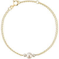 Montres & Bijoux Femme Bracelets Cleor Bracelet en or 375/1000 et perle Doré