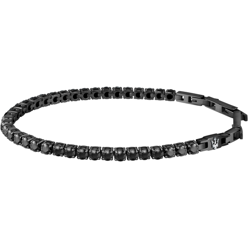 Utilisez au minimum 1 chiffre ou 1 caractère spécial Homme Bracelets Maserati Bracelet en acier et zircon Noir