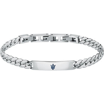 Toutes les catégories Homme Bracelets Maserati Bracelet en acier Bleu