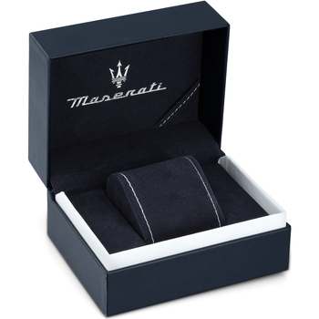 Maserati Montre en acier Noir
