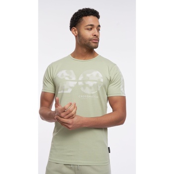 Vêtements Homme T-shirts manches longues Crosshatch  Vert