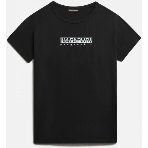 Vêtements Enfant T-shirts & Polos Napapijri ZZ K S-BOX SS NP0A4G4P-041 BLACK Noir