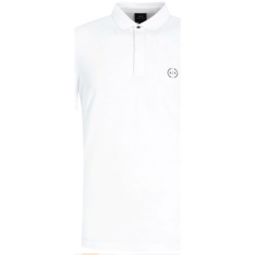 Vêtements Homme T-shirts & Polos EAX Polo Homme Armani blanc 8NZF91 ZJ812 1100 Blanc