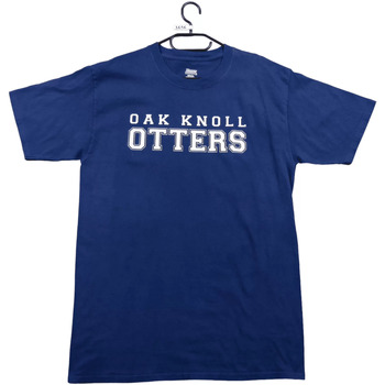 Vêtements Homme T-shirts manches courtes Hanes T-Shirt Oak Knoll Otters Bleu