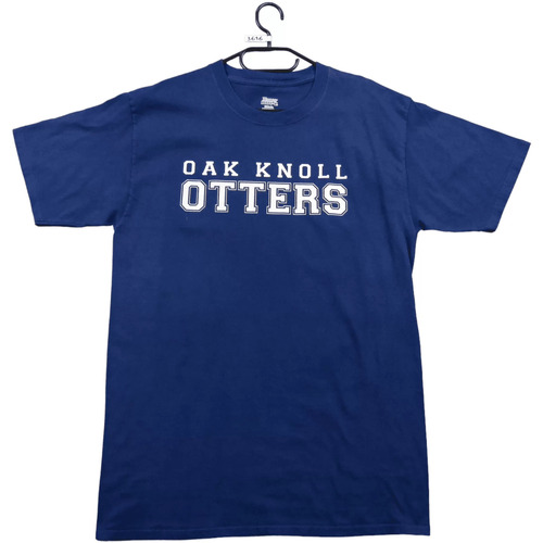 Vêtements Homme T-shirts manches courtes Hanes T-Shirt Oak Knoll Otters Bleu