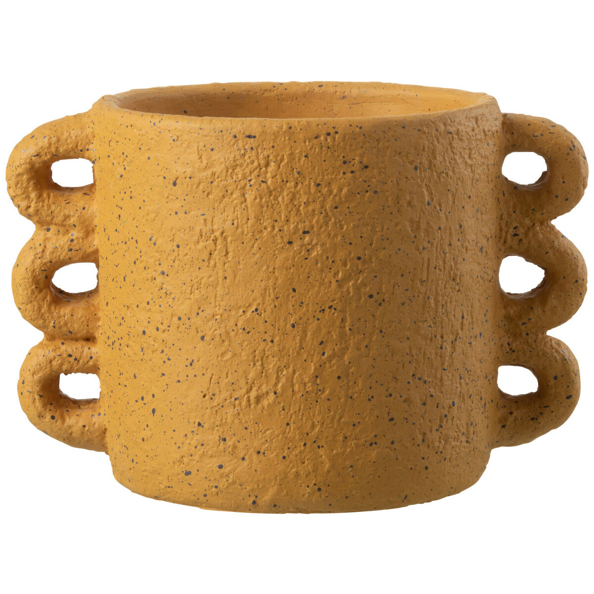 Maison & Déco Vases / caches pots d'intérieur Jolipa Cache-pot en céramique ocre jaune Jaune