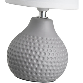 Lampe De Bureau Lampes à poser Unimasa Lampe en céramique 25 cm - Gris Gris