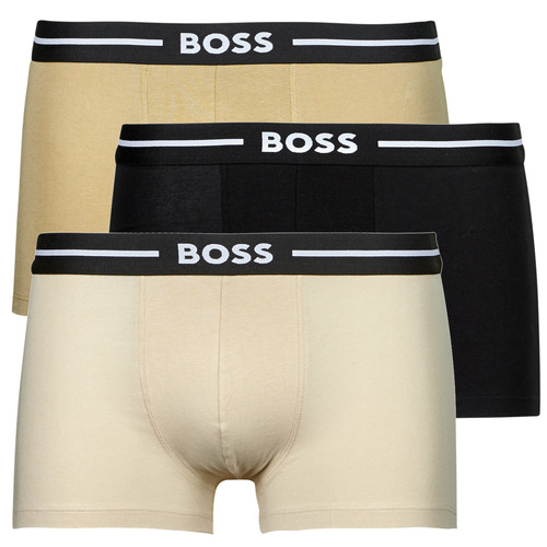 Sous-vêtements Sistaglam Boxers BOSS Trunk 3P Bold Beige / Camel / Noir
