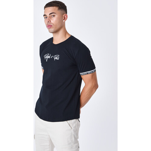Vêtements Homme T-shirts & Polos Joggings & Survêtements Tee Shirt T231023 Noir