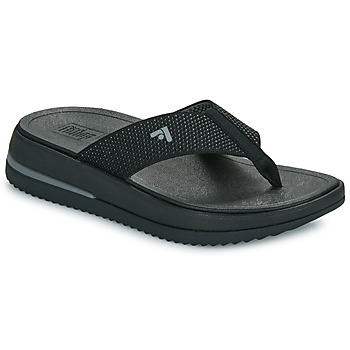 Chaussures Azzu Tongs FitFlop Surff Two-Tone Webbing Toe-Post Sandals Noir