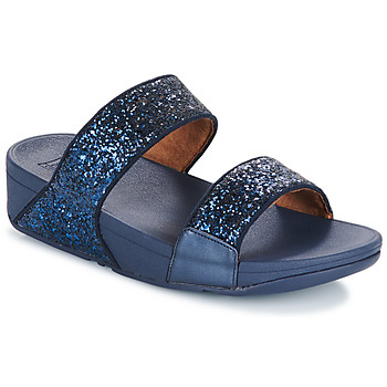 Chaussures Femme WSRMCGW et Nu-pieds FitFlop Lulu Glitter Slides Bleu