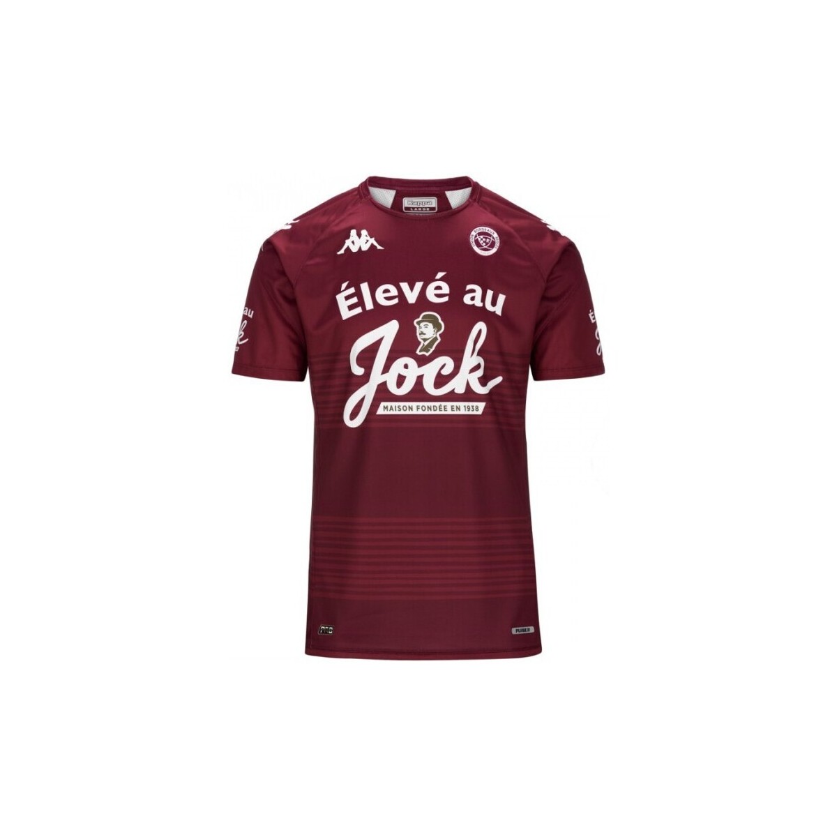 Vêtements T-shirts manches courtes Kappa MAILLOT D'ECHAUFFEMENT JOCK UB Bordeaux