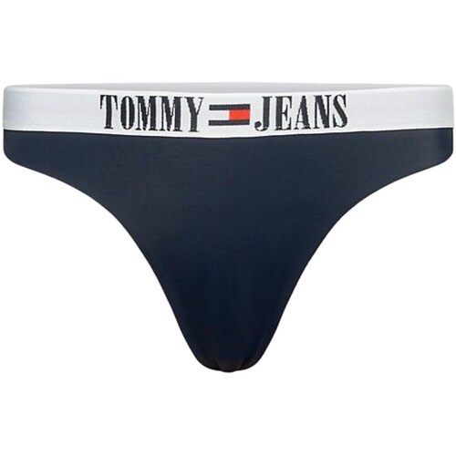 Vêtements Femme Maillots / Shorts de ribbed-detail Tommy Hilfiger UW0UW04451 Bleu