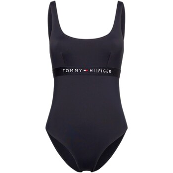 Vêtements Femme Maillots / Shorts de ribbed-detail Tommy Hilfiger UW0UW04126 Bleu