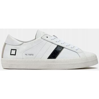 Chaussures Femme Baskets also Date W391-HL-VC-WB HILL VINTAGE CALF-WHITE/BLACK Blanc