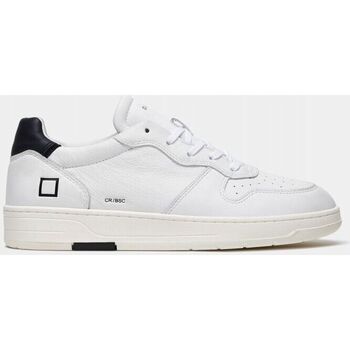 Chaussures Homme Baskets also Date M391-CR-BA-WB COURT-WHITE/BLACK Blanc