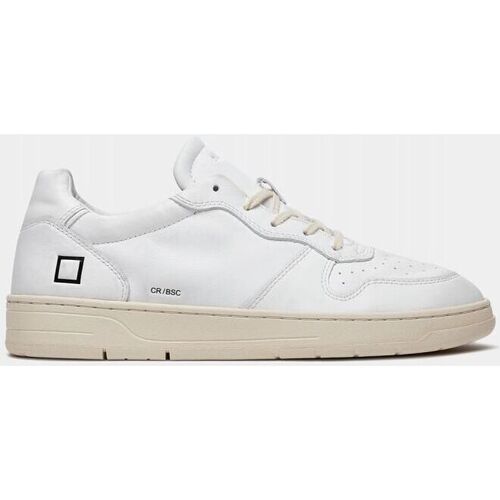 Chaussures Homme Baskets mode Date M391-CR-BA-WH COURT-WHITE Blanc