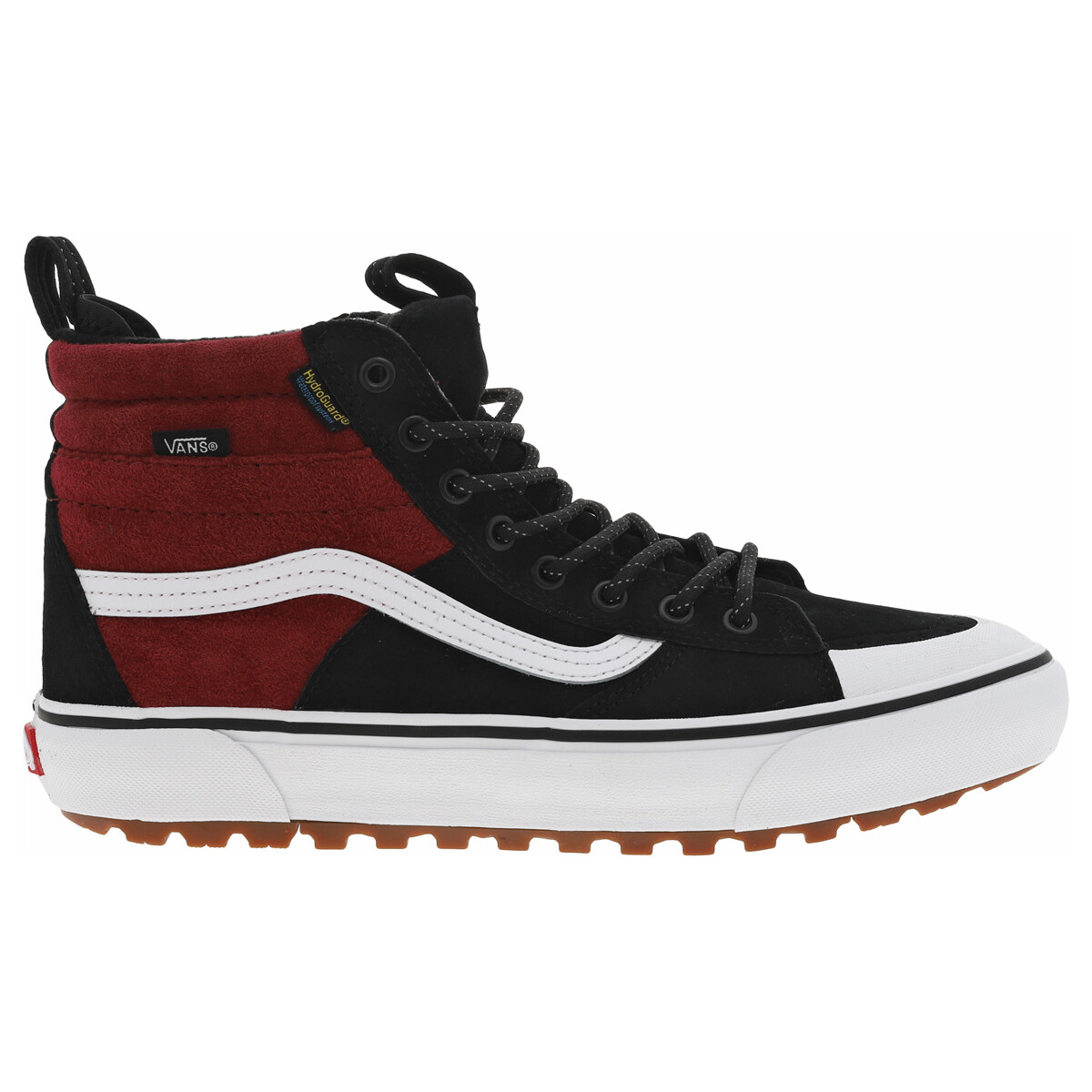 Chaussures Homme Baskets mode Vans Baskets montantes cuir de vachette talon plat Rouge