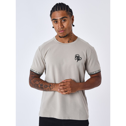 Vêtements Homme T-shirts & Polos Cotton Piquet Bandana Shirt Tee Shirt 2310077-1 Beige