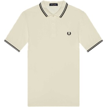 Vêtements Homme Polos manches courtes Fred Perry Fp Twin Tipped Shirt Beige