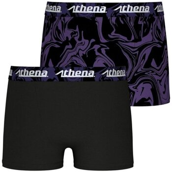 Sous-vêtements Garçon Boxers Athena 2 Boxers Garçon PRINTBOX Noir