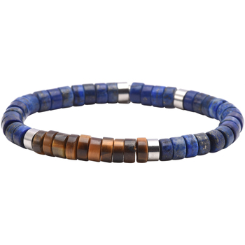 bracelets sixtystones  bracelet chakra perles heishi lapis -medium-18cm 