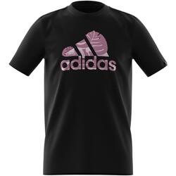 Vêtements Fille T-shirts manches courtes adidas Originals G bos nature Noir