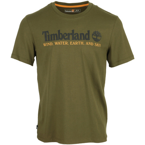 Vêtements Homme T-shirts manches courtes Timberland WWES Front Tee Vert