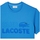 Vêtements Homme T-shirts & Polos Lacoste T shirt col rond  Ref 59966 L99 Bleu Bleu