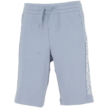 Vêtements Homme Shorts / Bermudas EA7 EMPORIO ARMANI PLEATED JACKET WITH LOGO Short Bleu