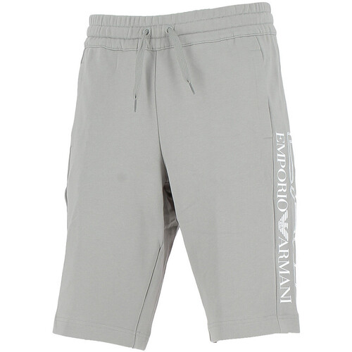 Vêtements Homme Shorts / Bermudas Emporio Armani Kids pinstriped cotton shirtni Short Gris