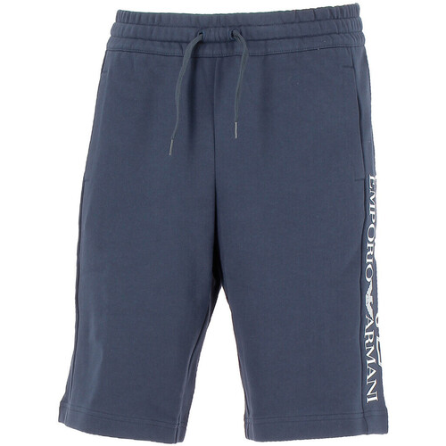 Vêtements Homme Shorts / Bermudas Trainers EMPORIO ARMANI X3X140 XM059 Q512 Vis Vis Blk Warm Blk Short Bleu